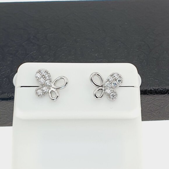 "925 sterling silver luxury CZ earrings for women/girls, Best forRJUS2216 - Picture 1 of 11